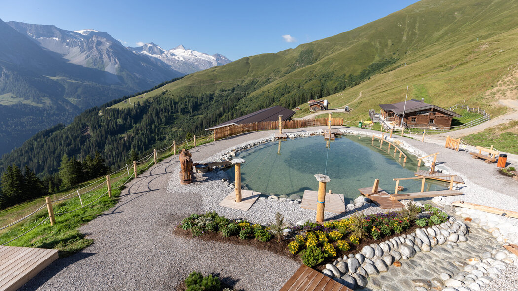 almspielerei hintertuxer gletscher tux welten teich